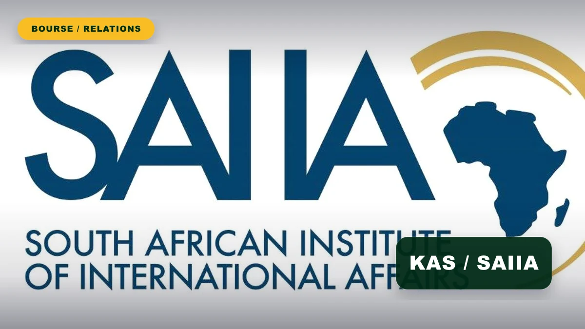 KAS-SAIIA Scholarship 2027 for Sub-Saharan Africa